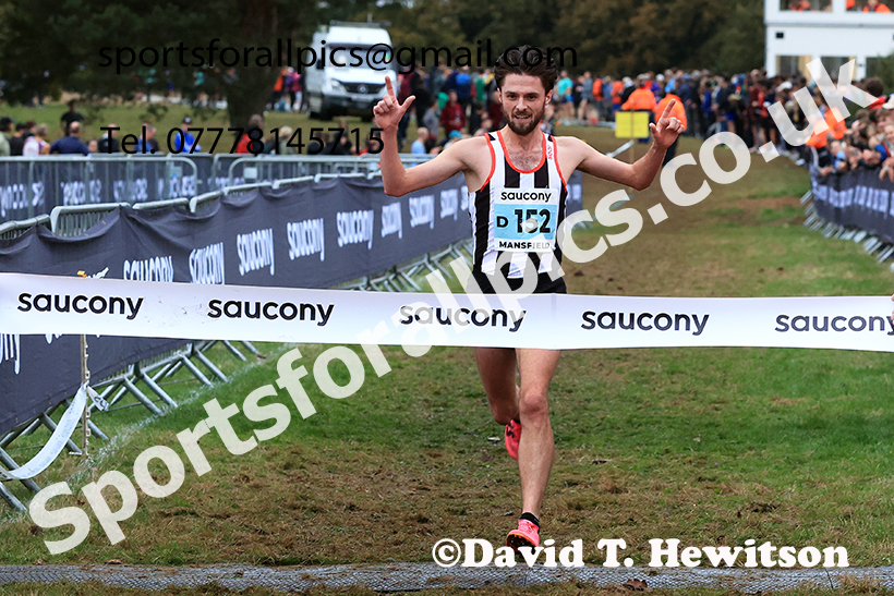 Senior Mens 2024 National Cross Country Relays, Berry Hill Park, Mansfield.   Photo: David T. Hewitson/Sports for All Pics